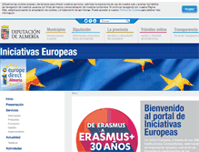 Tablet Screenshot of europa.almeria.es