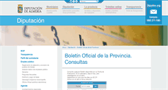 Desktop Screenshot of bop.almeria.es